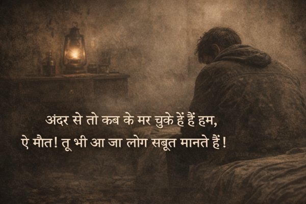 Best 2 lines shayari in hindi: