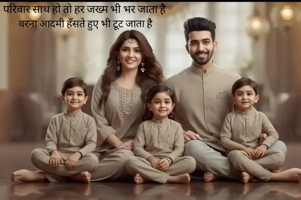 Family Shayari In Hindi English