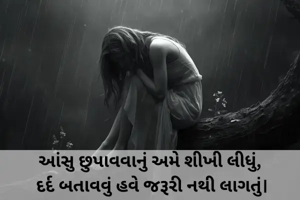 Gujarati Sad Shayari In English