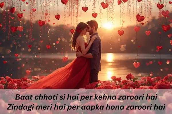 valentine day shayari in hindi romantice