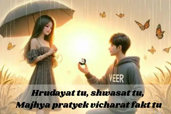 Love Propose Shayari In Marathi