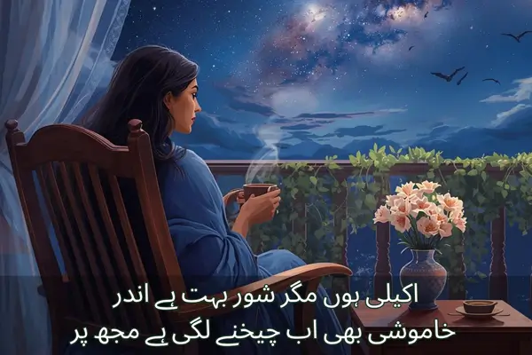 Feeling Sad Alone Shayari In Urdu