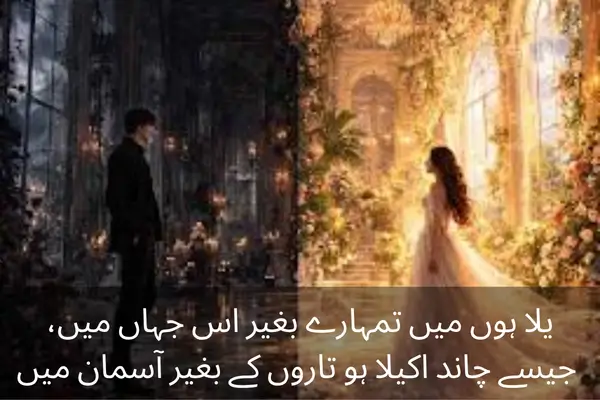 I Am Alone Without You Shayari In Urdu