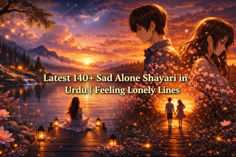 Sad Alone Shayari in Urdu