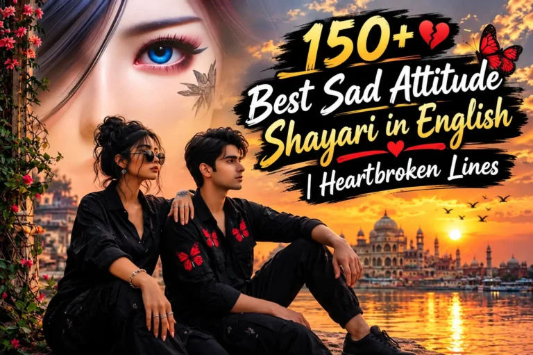 best sad attitude shayari in english.